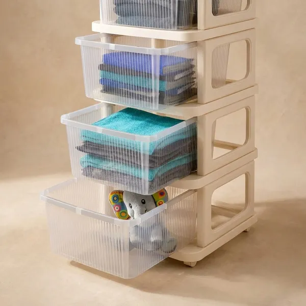 White_Heavy_Duty_Plastic_Storage_Drawer_With_Wheels_|_Modular_Cabinet_For_Bedroom,_Office,_Home_Or_Classroom|_Chest_Of_Drawers_Organiser_For_Cosmetics,_Kitchen_Items,_Toys