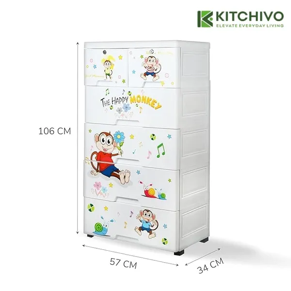 Chest_Of_Drawers:_Versatile_Drawer_Organizer_And_Organiser_Storage_Box_For_Neat_And_Tidy_Storage_Solutions_Plastic_Drawers_For_Kids_(Monkey_Cabinet)