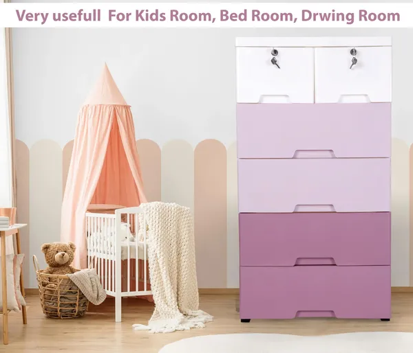 Chest_Of_Drawers:_Versatile_Drawer_Organizer_And_Organiser_Storage_Box_For_Neat_And_Tidy_Storage_Solutions_Plastic_Drawers_For_Kids_(Pink_Cabinet)