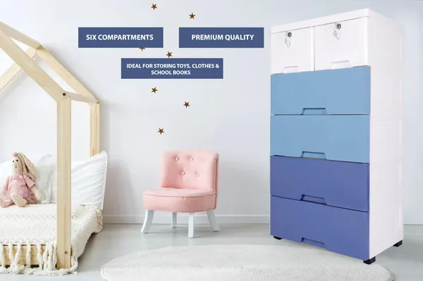 Chest_Of_Drawers:_Versatile_Drawer_Organizer_And_Organiser_Storage_Box_For_Neat_And_Tidy_Storage_Solutions_Plastic_Drawers_For_Kids_(Blue_Cabinet)