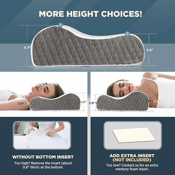 Memory_Foam_Pillow,_Contour_Cervical_Orthopedic_Memory_Foam_Pillows_Supports_Neck_Pain_And_Shoulder_Pain_For_Sleeping_Cervical_Pillow_Neck_Support_Pillow_For_Side_Back_(White_And_Grey)