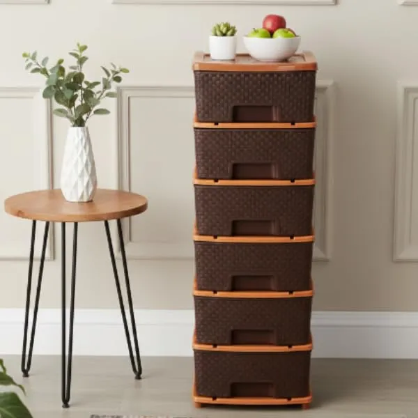 Plastic_Modular_Drawer_Storage_Chest_Of_Drawers_Organizer_Storage_Box,_Large_Stomo_Racks_For_Multipurpose_Anti_Slip_Shoes_Organizers_(Brown,_6_Layer)