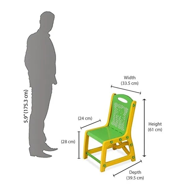Kids_Functional_Desk_Chair_Set_3_12Years_Boys_Girls/Kids_Study_Table_With_Height_Adjustable/Study_Table_With_Book_Holder_(Yellow_And_Green)