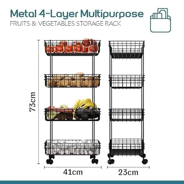 Multipurpose_Storage_Trolley_With_Wheels_Rotating_Vegetable_Kitchen_Rack_Kitchen_Cabinet_Spice_Rack_Metal_Fruit_Storage_Rack_(Black,_4_Layer)