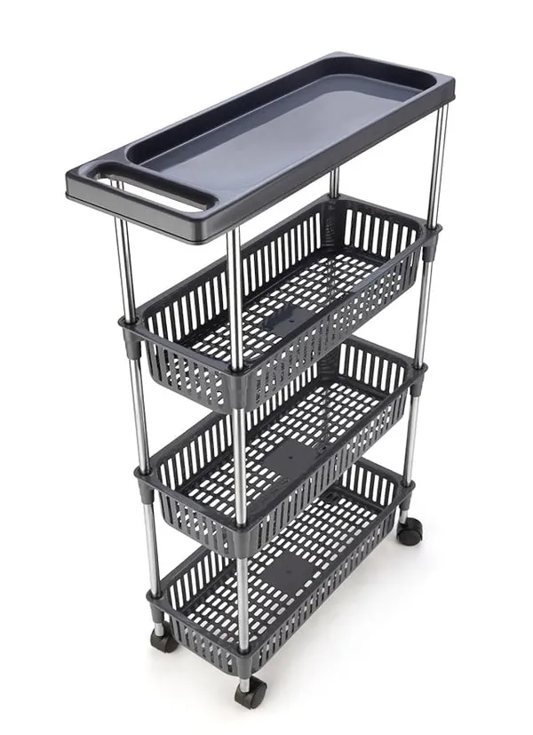 Multipurpose_Storage_Organizer_Slim_Rack_Shelf_With_Wheels_For_Living_Room,_Office,_Bedroom,_Bathroom,_Kids_Room,_Kitchen_Trolley_(Slim_Rack,_3+1_Layer_Rack)