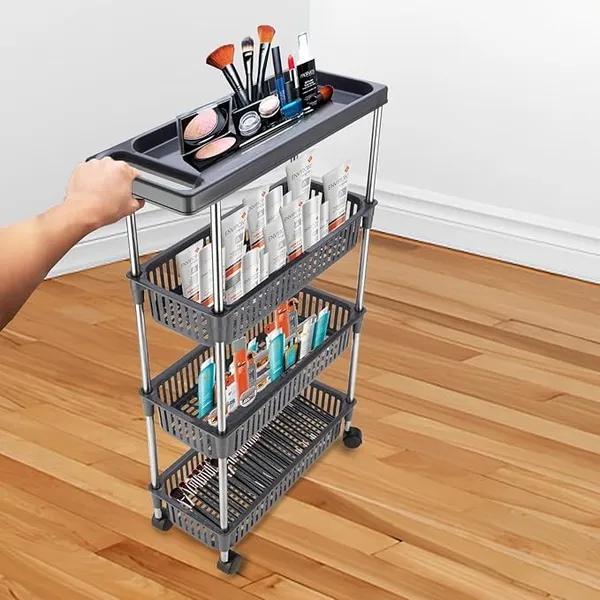 Multipurpose_Storage_Organizer_Slim_Rack_Shelf_With_Wheels_For_Living_Room,_Office,_Bedroom,_Bathroom,_Kids_Room,_Kitchen_Trolley_(Slim_Rack,_3+1_Layer_Rack)
