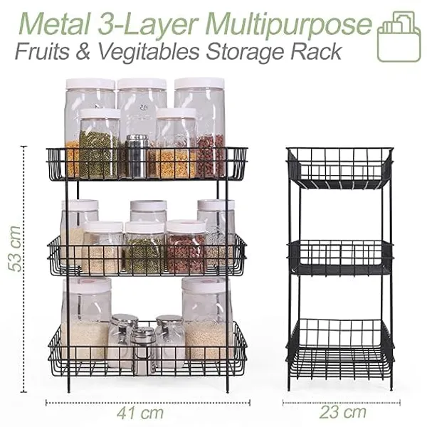 Multipurpose_Storage_Trolley_With_Wheels_Rotating_Vegetable_Kitchen_Rack_Kitchen_Cabinet_Spice_Rack_Metal_Fruit_Storage_Rack_(Black,_3_Layer)