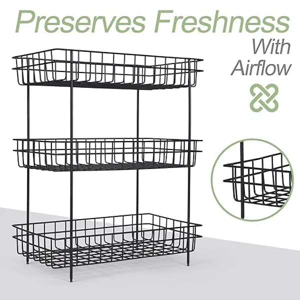 Multipurpose_Storage_Trolley_With_Wheels_Rotating_Vegetable_Kitchen_Rack_Kitchen_Cabinet_Spice_Rack_Metal_Fruit_Storage_Rack_(Black,_3_Layer)