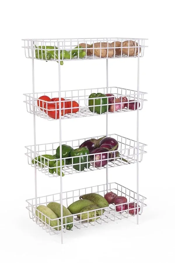 Multipurpose_Storage_Trolley_With_Wheels_Rotating_Vegetable_Kitchen_Rack_Kitchen_Cabinet_Spice_Rack_Metal_Fruit_Storage_Rack_(White,_4_Layer)