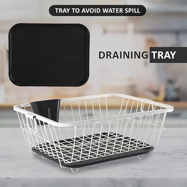 Multipurpose_Storage_Trolley_With_Wheels_Rotating_Vegetable_Kitchen_Rack_Kitchen_Cabinet_Spice_Rack_Metal_Fruit_Storage_Rack_(White,_Dish_Rack_With_Tray)