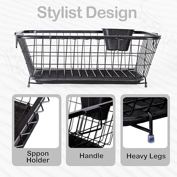 Multipurpose_Storage_Trolley_With_Wheels_Rotating_Vegetable_Kitchen_Rack_Kitchen_Cabinet_Spice_Rack_Metal_Fruit_Storage_Rack_(Black,_Dish_Rack_With_Tray)