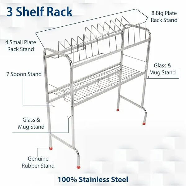 Multipurpose_Storage_Trolley_With_Wheels_Rotating_Vegetable_Kitchen_Rack_Kitchen_Cabinet_Spice_Rack_Metal_Fruit_Storage_Rack_(Stainless_Steel,_Dish_Stand)