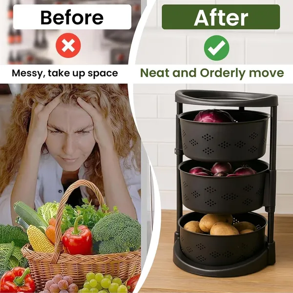 Rotating_Trolley_With_360_Rotating_Wheels/Multipurpose/Kitchen_Storage_Rack_For_Home/Onion_Potato_Storage_Rack/Vegetable_Basket_Stand/Fruits_Basket_For_Kitchen_(3_Layer)