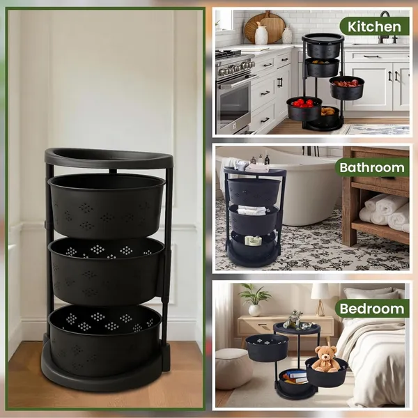 Rotating_Trolley_With_360_Rotating_Wheels/Multipurpose/Kitchen_Storage_Rack_For_Home/Onion_Potato_Storage_Rack/Vegetable_Basket_Stand/Fruits_Basket_For_Kitchen_(3_Layer)