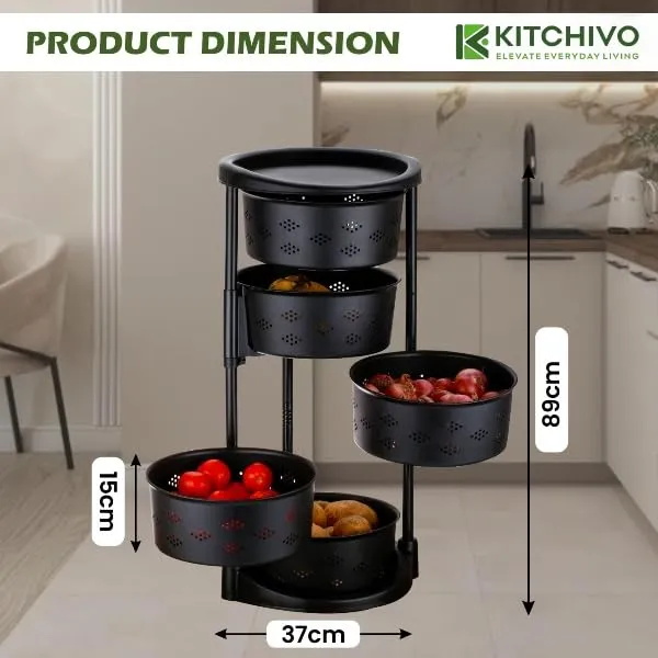 Rotating_Kitchen_Trolley_With_360_Rotating_Wheels/Multipurpose/Kitchen_Storage_Rack_For_Home/Onion_Potato_Storage_Rack/Vegetable_Basket_Stand/Fruits_Basket_For_Kitchen_(5_Layer)