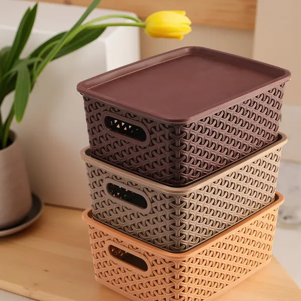 Multipurpose_Solitaire_Storage_Basket_With_Lid_Strong_Plastic_Material_And_Side_Grip_Size_Pack_Of_3_(Small,_3)