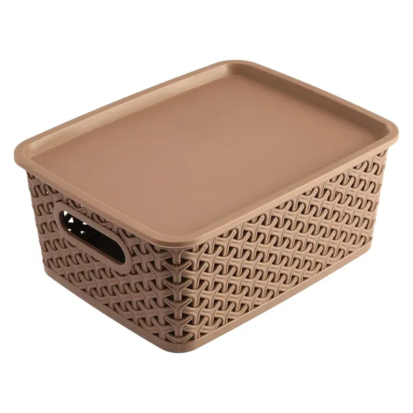 Multipurpose_Solitaire_Storage_Basket_With_Lid_Strong_Plastic_Material_And_Side_Grip_Size_Small_25_X_19_X_10.5,Pack_Of_3_(Small,_6)