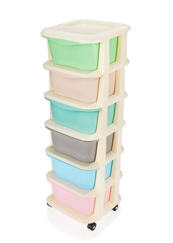 Modular_Drawer_Storage_Organizer/Plastic_Chest_Of_Drawers_For_Kitchen_Storage_Cabinet/Multi_Layer_Storage_Drawer_Cabinet_And_Drawers_Organisers_For_Home_Office_Use_(6_Layer)