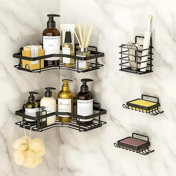 Wall_Mounted_Bathroom_Organizer_5_In_1_Set_Corner_Shelf_With_Soap_Holder_And_Toothbrush_Holder_No_Drill_Adhesive_Bathroom_Rack_Set_For_Bathroom,_Kitchen_(5,_Corner_Combo)