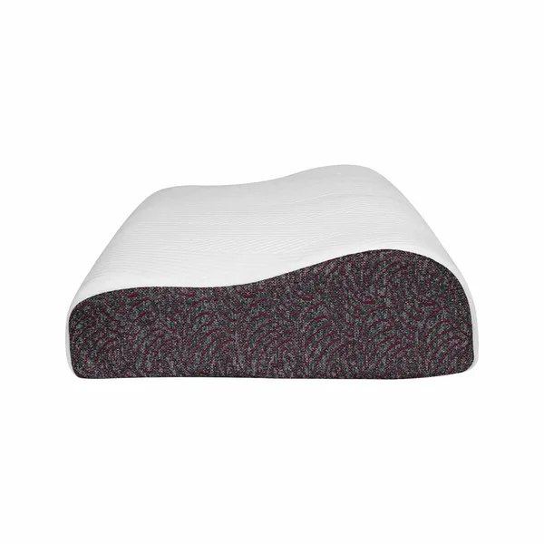 Memory_Foam_Pillow,_Contour_Cervical_Orthopedic_Memory_Foam_Pillows_Supports_Neck_Pain_And_Shoulder_Pain_For_Sleeping_Cervical_Pillow_Neck_Support_Pillow_For_Side_Back_(White_And_Marun)
