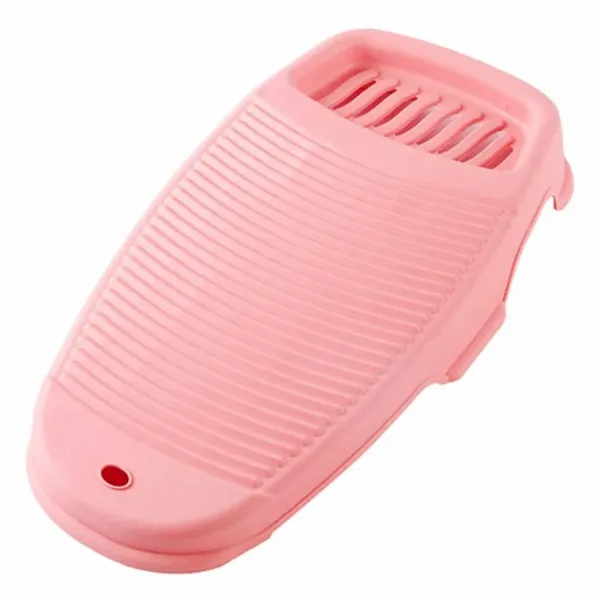 Basket_Drainer_And_Dish_Drainer_Basket_For_Kitchen/Utensil_Stand_For_Kitchen/Dish_Drying_Rack_With_Drainer/Bartan_Stand/Dish_Rack_(Pink)