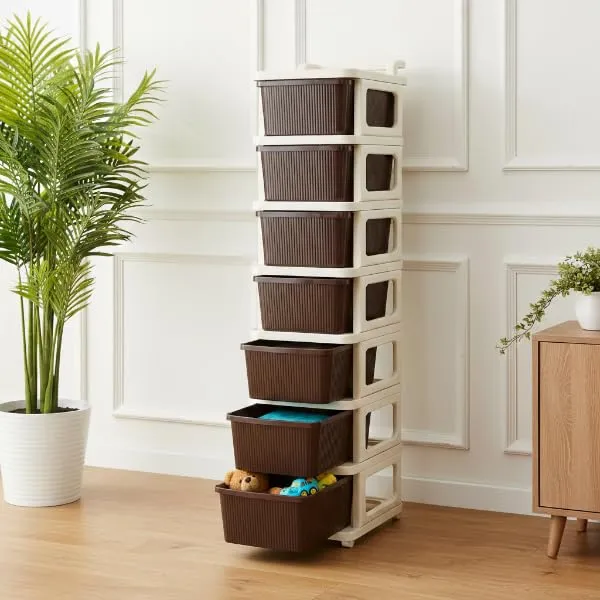 Heavy_Duty_Plastic_Storage_Drawer_With_Wheels_Modular_Cabinet_For_Bedroom,_Office,_Home_Or_Classroom_Chest_Of_Drawers_Organiser_For_Cosmetics,_Kitchen_Items,_Toys_(Brown,_7)