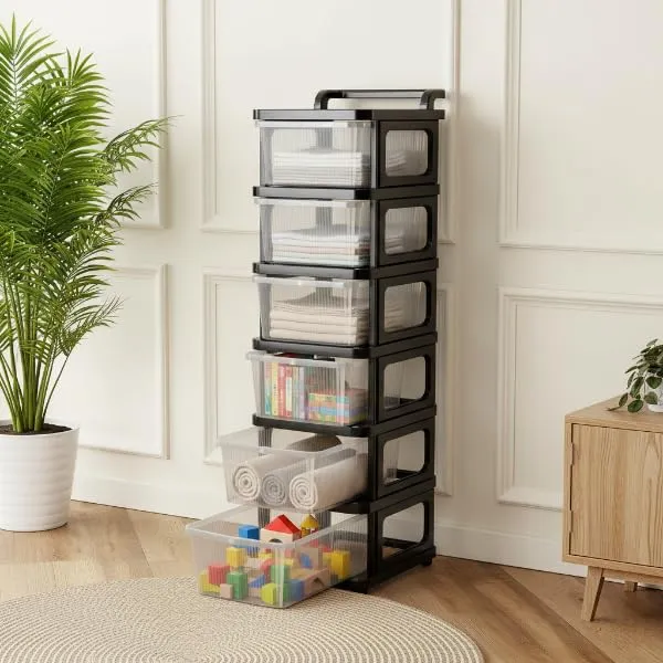 Heavy_Duty_Plastic_Storage_Drawer_With_Wheels_Modular_Cabinet_For_Bedroom,_Office,_Home_Or_Classroom_Chest_Of_Drawers_Organiser_For_Cosmetics,_Kitchen_Items,_Toys_(Transparent,_6)