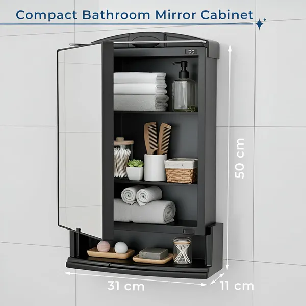 Plastic_Premium_Multipurpose_Wall_Mounted_Storage_Cabinet_With_Mirror,_Prime_Look_(Black,_Medium)