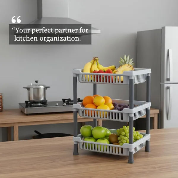 3_Layer_Fruits_And_Vegetable_Stand/Multipurpose_Rack_For_Storage_Space_Saving_Onion_Potato_Rack_For_Kitchen_Storage/Durable_Kitchen_Racks_For_Storage_(Grey)