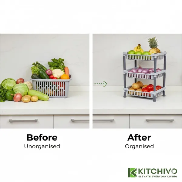 3_Layer_Fruits_And_Vegetable_Stand/Multipurpose_Rack_For_Storage_Space_Saving_Onion_Potato_Rack_For_Kitchen_Storage/Durable_Kitchen_Racks_For_Storage_(Grey)