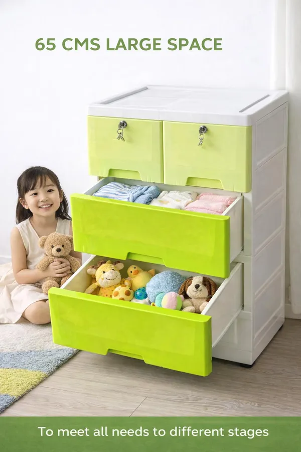 Chest_Of_Drawers:_Versatile_Drawer_Organizer_And_Organiser_Storage_Box_For_Neat_And_Tidy_Storage_Solutions_Plastic_Drawers_For_Kids_(Green_Cabinet)