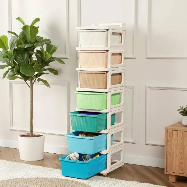Heavy_Duty_Plastic_Storage_Drawer_With_Wheels_Modular_Cabinet_For_Bedroom,_Office,_Home_Or_Classroom_Chest_Of_Drawers_Organiser_For_Cosmetics,_Kitchen_Items,_Toys_(Multi_Light,_7)