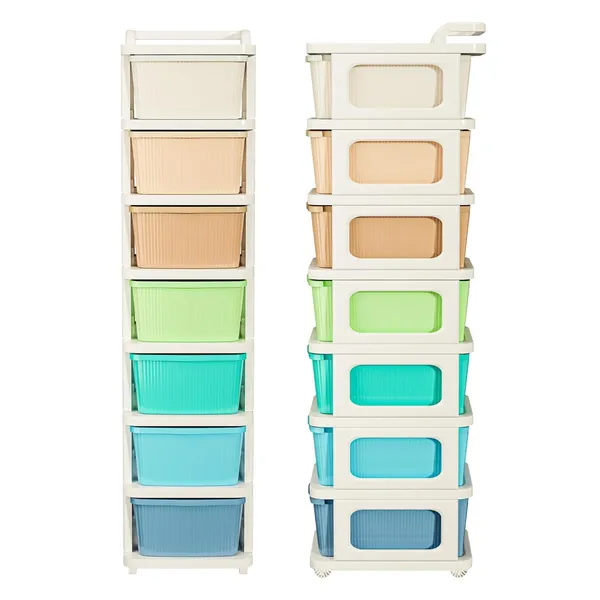 Heavy_Duty_Plastic_Storage_Drawer_With_Wheels_Modular_Cabinet_For_Bedroom,_Office,_Home_Or_Classroom_Chest_Of_Drawers_Organiser_For_Cosmetics,_Kitchen_Items,_Toys_(Multi_Light,_7)