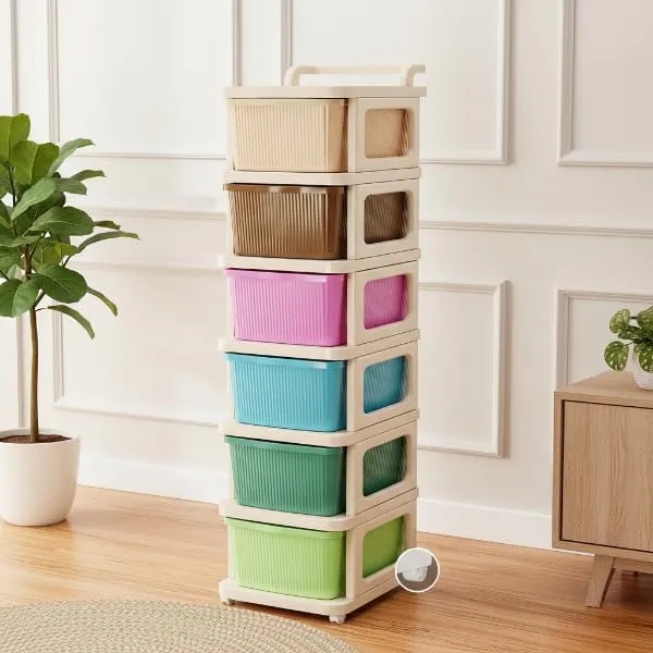 Heavy_Duty_Plastic_Storage_Drawer_With_Wheels_Modular_Cabinet_For_Bedroom,_Office,_Home_Or_Classroom_Chest_Of_Drawers_Organiser_For_Cosmetics,_Kitchen_Items,_Toys_(Multi_Light,_6)