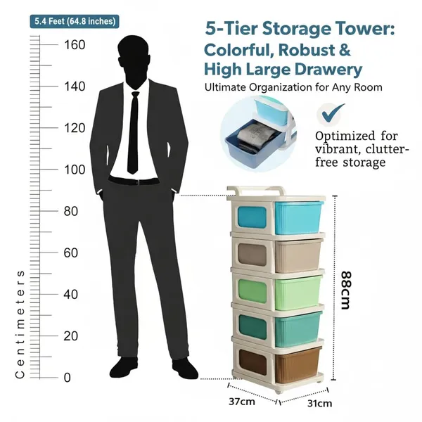 Heavy_Duty_Plastic_Storage_Drawer_With_Wheels_Modular_Cabinet_For_Bedroom,_Office,_Home_Or_Classroom_Chest_Of_Drawers_Organiser_For_Cosmetics,_Kitchen_Items,_Toys_(Multi_Light,_5)