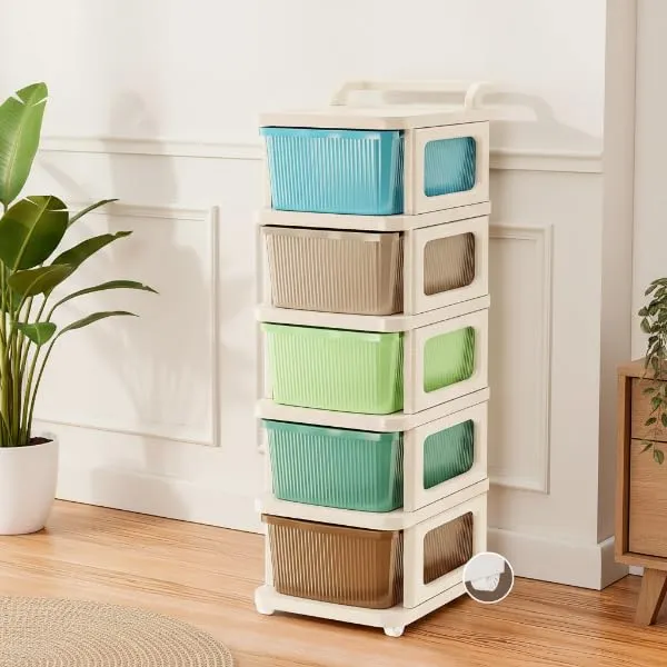 Heavy_Duty_Plastic_Storage_Drawer_With_Wheels_Modular_Cabinet_For_Bedroom,_Office,_Home_Or_Classroom_Chest_Of_Drawers_Organiser_For_Cosmetics,_Kitchen_Items,_Toys_(Multi_Light,_5)