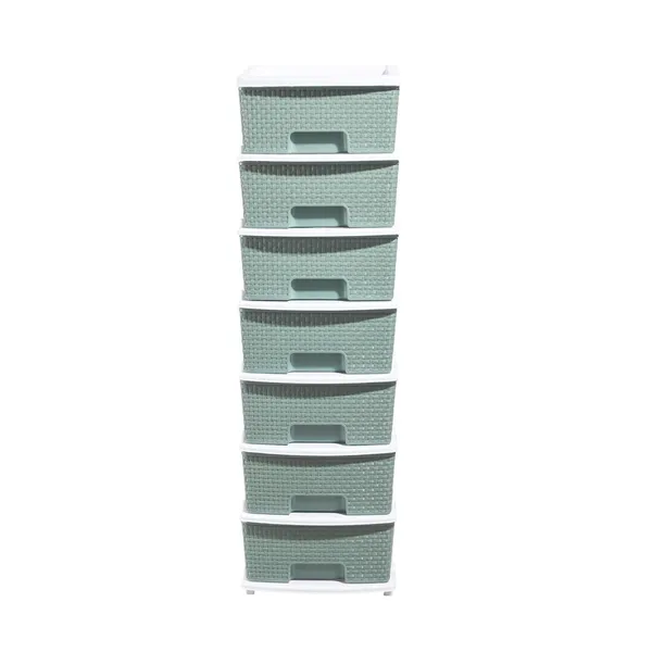Plastic_Modular_Drawer_Storage_Chest_Of_Drawers_Organizer_Storage_Box,_Large_Stomo_Racks_For_Multipurpose_Anti_Slip_Shoes_Organizers_(White_And_Green,_7_Layer)
