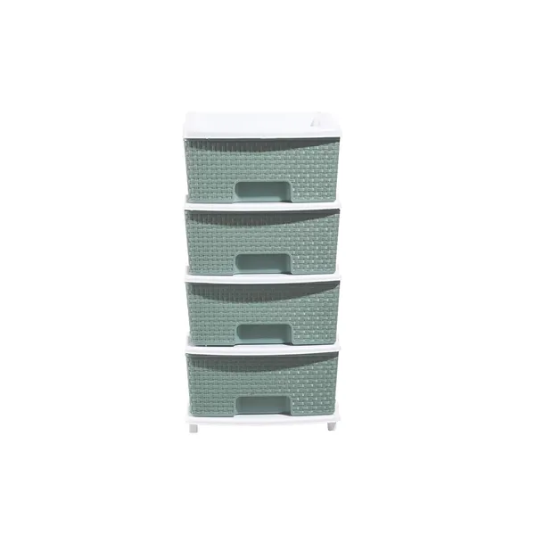 Plastic_Modular_Drawer_Storage_Chest_Of_Drawers_Organizer_Storage_Box,_Large_Stomo_Racks_For_Multipurpose_Anti_Slip_Shoes_Organizers_(White_And_Green,_4_Layer)
