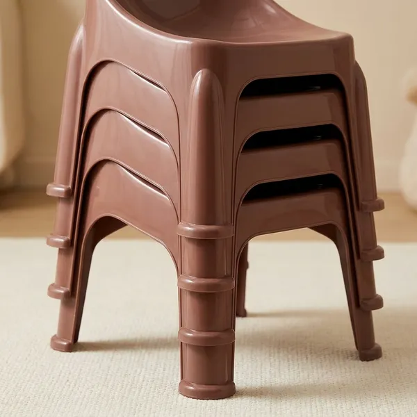 Dark_Brown_Kids_Plastic_Chair_|_Strong_And_Durable_Baby_Chair_|_Multi-Purpose_Study,_Play_And_Kitchen_Helper_Stool_|_Lightweight_And_Safe_Design_For_Toddlers