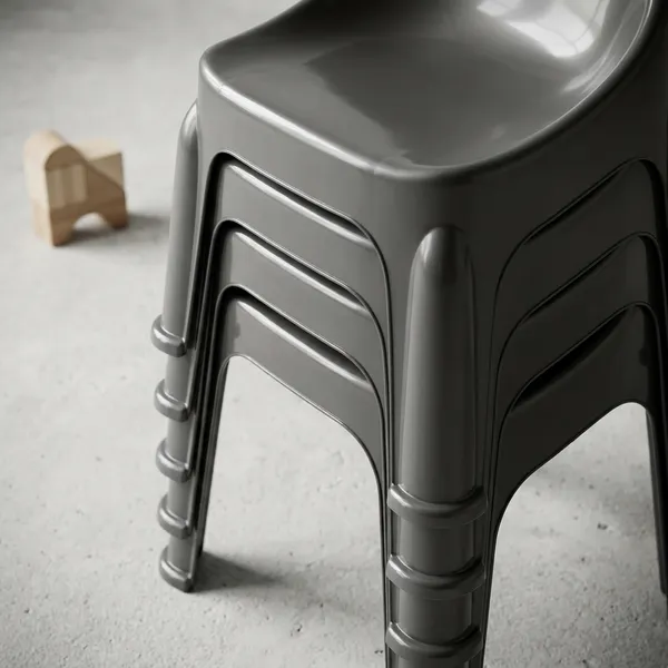 Dark_Grey_Kids_Plastic_Chair_|_Strong_And_Durable_Baby_Chair_|_Multi-Purpose_Study,_Play_And_Kitchen_Helper_Stool_|_Lightweight_And_Safe_Design_For_Toddlers