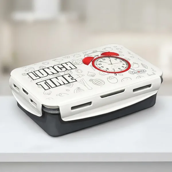Lunch_Time_Clock_Design_Lunch_Box_With_Compartments_And_Spoon_Fork_|_Leak_Proof_Bpa_Free_Tiffin_Box_|_Food_Storage_Container_For_Office,_School_And_Travel_|_Includes_Inner_Box