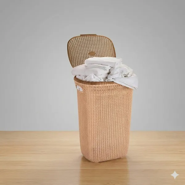 Marriott_Grey_Plastic_Large_55_Ltr_Laundry_Basket_With_Lid_And_Handle_|_Multipurpose_Hamper_Bins_Storing_Washable_Clothes,_Blankets_|_Household_Ideal_For_Home_And_Bathroom