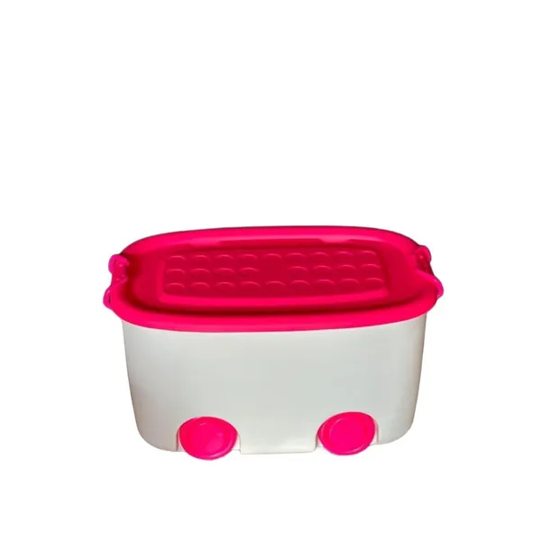 Pink_&_Off-White_Rolling_Storage_Container_Box_25_Litre_Large_With_Wheels,_Kids_Toy_And_Clothes_Organizer_Bin_With_Lid,_Portable_Plastic_Storage