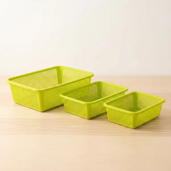 Lime_Green_Set_Of_3_Plastic_Storage_Baskets_For_Kitchen_And_Home,_Multipurpose_Organizer_For_Fruits,_Vegetables,_Clothes,_Toys,_Books,_Office_And_Wardrobe