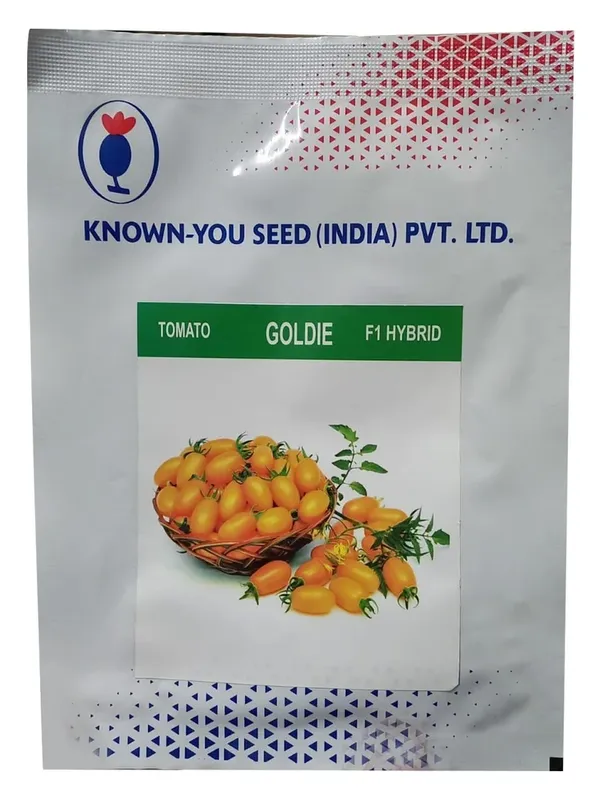 KNOWN-YOU_SEED_Goldie_F1_Hybrid_Yellow_Cherry_Tomato_Seeds
