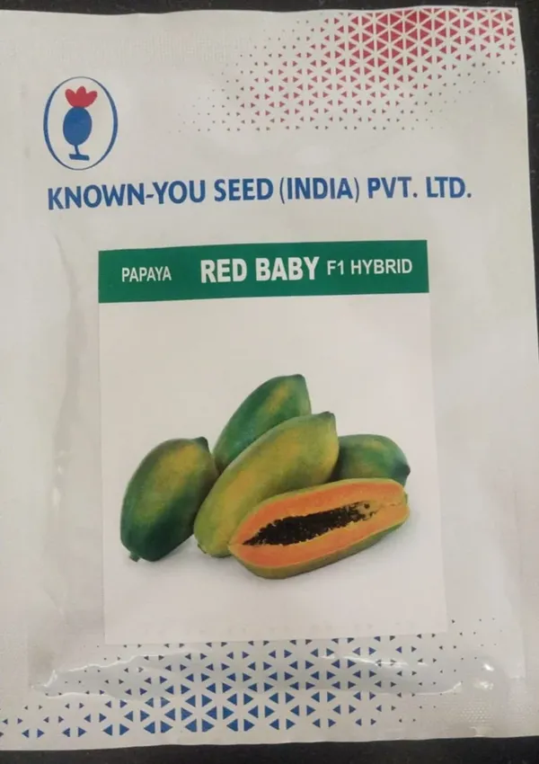KNOWN-YOU_SEED_Papaya_Red_Baby_F1_Hybrid_Seeds