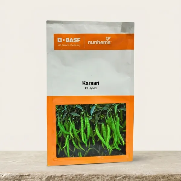 BASF_Nunhems_Karaari_F1_Hybrid_Green_Chilli_Seeds