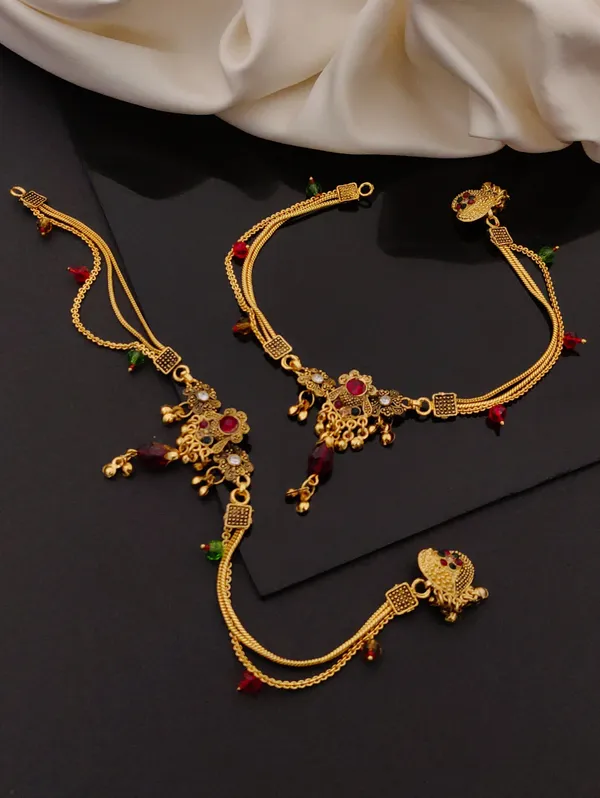 Golden_Alloy_Anklet_For_Women