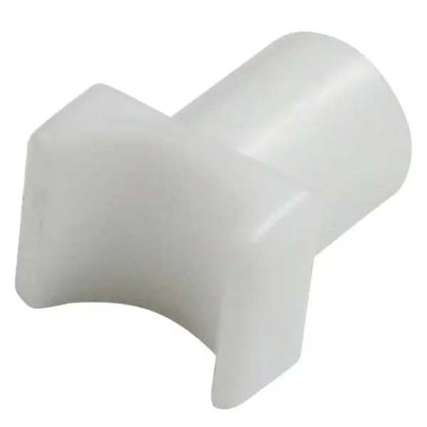 White_Nylon_Seat_Rail_Glide_for_Fixed_Arm_Wheelchair_|_1/2"_and_3/4"_(1_Large_1_Small)