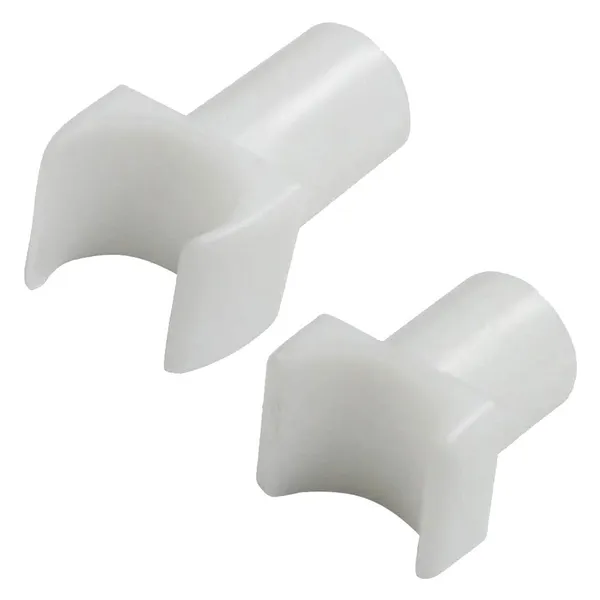 White_Nylon_Seat_Rail_Glide_for_Fixed_Arm_Wheelchair_|_1/2"_and_3/4"_(1_Large_1_Small)